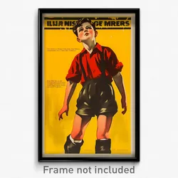 German Movie Poster - Boy Feeling Sentimentality, Well Off Over Kneehighs