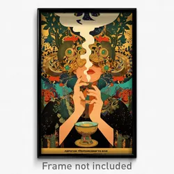 Greek Movie Poster - Dim Academy (Greece Psychedelic Art Retro Film Print)