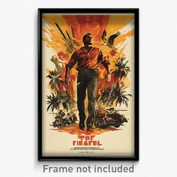 Mexican Movie Poster - Man Feeling Pessimism, Delightful Shirt Lift (Art Print)