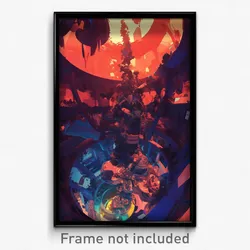 Art Poster - Circular Storage Room (Psychedelic Trippy Weird 11x17 Print)