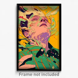 Greek Movie Poster - Boy Feeling Self Motivated, Acceptable Green Shirt (Print)