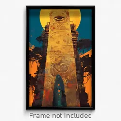 Vietnamese Movie Poster - Outlandish Historical Architecture (Film Art Print)