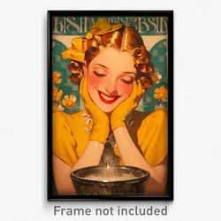 Spanish Movie Poster - Woman Feeling Happiness, Glossy Mittens (Spain Art Print)