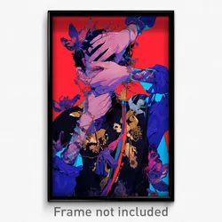 Anime Art Poster - Boy Feeling Overwhelmed, Feminine Juliet Sleeves (Print)