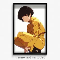 Art Poster - Man Feeling Hope Wearing Yellow Cosplay (Print)