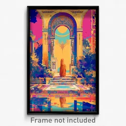 Indonesian Movie Poster - Stained Roman Architecture (Indonesia Film Art Print)