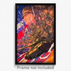 Thai Movie Poster - Warlike Independence Day (Thailand Retro Film Art Print)