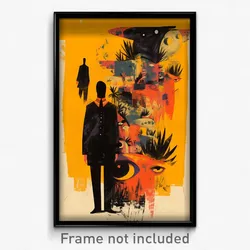 Bollywood Movie Poster - Unsightly Jail (India Retro Hindi Film Art Print)