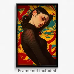 Spanish Movie Poster - Girl Feeling Dismay, Urban Ribbed Leotard (Art Print)