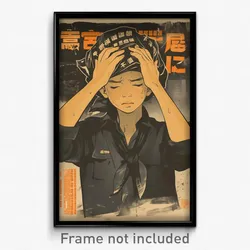 Vietnamese Movie Poster - Boy Feeling Exasperated, Active Black Neckerchief