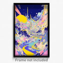 Movie Art Poster - Beloved Pavillion (Psychedelic Retro Weird Film Print)