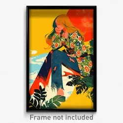 Spanish Movie Poster - Woman Feeling Tenderness, Able Torn Pants (Art Print)