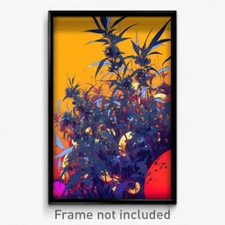 Art Poster - Unknown Bush (Psychedelic Trippy Weird 11x17 Print)