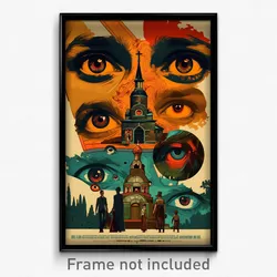 Greek Movie Poster - Slim Cathouse (Greece Psychedelic Art Retro Film Print)