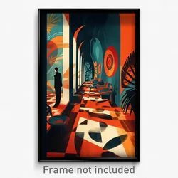 Icelandic Movie Poster - Unimaginable Hotel Room (Iceland Retro Film Art Print)