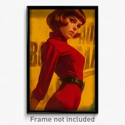 Spanish Movie Poster - Girl Feeling Obstinate, Sturdy Impossible Bodysuit
