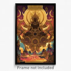 Thai Movie Poster - Infinite Fen (Thailand Psychedelic Art Retro Film Print)