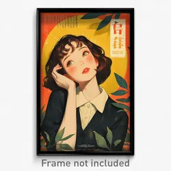 Vietnamese Movie Poster - Girl Feeling Enchanted, Old Cardigan (Art Print)