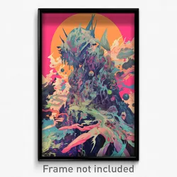 Art Poster - Thorny Labyrinth (Psychedelic Trippy Weird 11x17 Print)