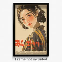 Thai Movie Poster - Girl Feeling Discombobulated, Fresh Short Kimono (Art Print)