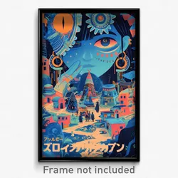 Mexican Movie Poster - Underground Village (Mexico Retro Film Art Print)