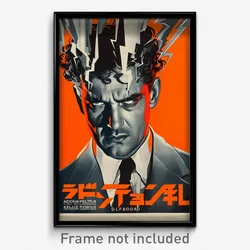 Icelandic Movie Poster - Man Feeling Rattled, Silver Shirt (Iceland Art Print)