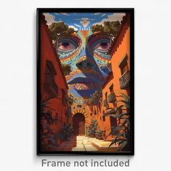 Mexican Movie Poster - Majestic Village (Mexico Retro Film Art Print)