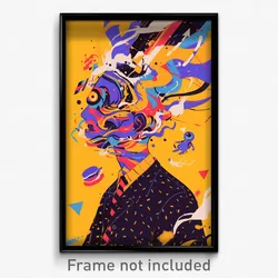 Art Poster - Attractive Foundry (Psychedelic Trippy Weird 11x17 Print)