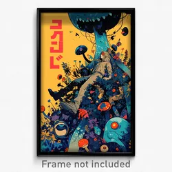 Movie Art Poster - Silent Dell (Psychedelic Trippy Retro Cartoon Film Print)