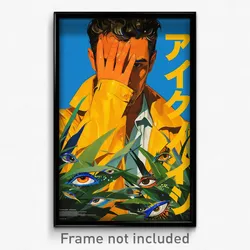 Greek Movie Poster - Man Feeling Vigilance, Hard To Find Yellow Raincoat (Print)