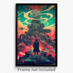 Movie Art Poster - Murky Gambit (Psychedelic Trippy Retro Cartoon Film Print)