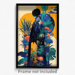 Chinese Movie Poster - Modest Hamlet (China Psychedelic Art Retro Film Print)