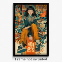 Vietnamese Movie Poster - Girl Feeling Restlessness, Brown Frilled Legwear