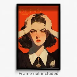 Thai Movie Poster - Woman Feeling Cynicism, Complex Detached Collar (Art Print)