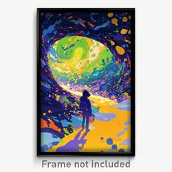 Art Poster - Pretty Hole (Psychedelic Trippy Weird 11x17 Print)