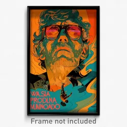 Spanish Movie Poster - Glass Promontory (Spain Psychedelic Art Retro Film Print)