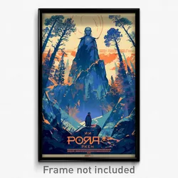 Russian Movie Poster - Dim Ridge (Russia Psychedelic Art Retro Film Print)