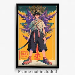 Thai Movie Poster - Man Feeling Dislike, Natural Shiny Legwear (Art Print)