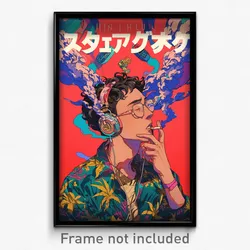Indonesian Movie Poster - Man Feeling Envy, Nice Headphones (Art Print)