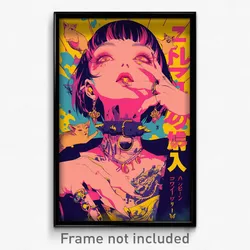 Greek Movie Poster - Woman Feeling Schadenfreude, Lively Animal Collar (Print)