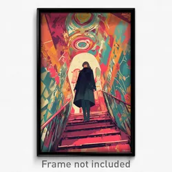 Russian Movie Poster - Glamorous Hallway (Russia Retro Film Art Print)