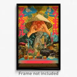 Vietnamese Movie Poster - Boy Feeling Intrigued, Hearty Grey Neckerchief (Print)