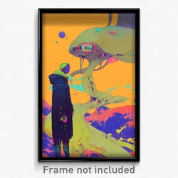 Art Poster - Important Thoroughfare (Psychedelic Trippy Weird 11x17 Print)