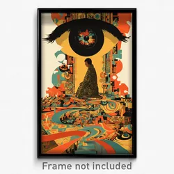 Indonesian Movie Poster - Zigzag Mind (Indonesia Retro Film Art Print)
