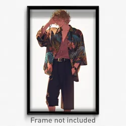 Anime Art Poster - Man Feeling Joviality, International Adjusting Clothes