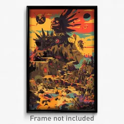 Mexican Movie Poster - Reflecting Wasteland (Mexico Retro Film Art Print)