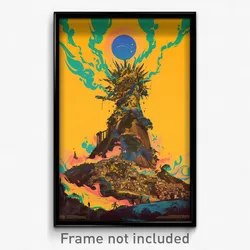Brazilian Movie Poster - Vibrant Esplande (Brazil Retro Film Art Print)