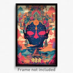 Bollywood Movie Poster - Well Made Monastery (India Retro Hindi Film Art Print)