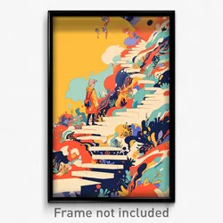 Art Poster - Beloved Ramp (Psychedelic Trippy Weird 11x17 Print)