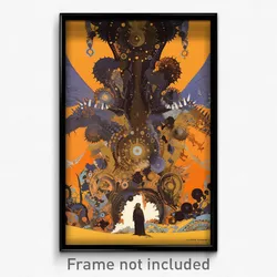 French Movie Poster - Large Dolmen (France Psychedelic Art Retro Film Print)